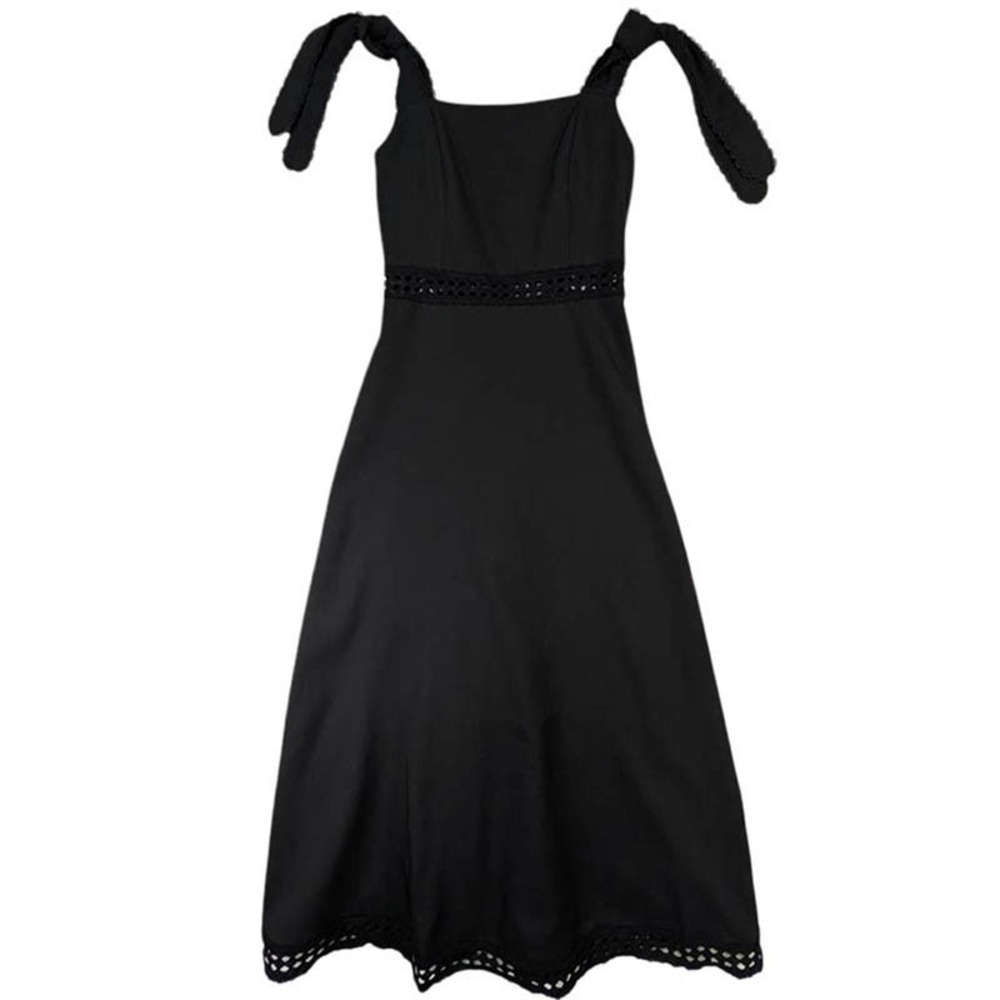 NEW Whimsigoth Midi‎ Dress Womens S Cottagecore Romantic Goth Boho Chic Fairy